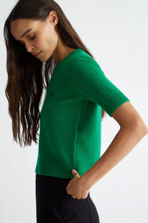 Liu Jo T-shirt in misto lana e alpaca 2025