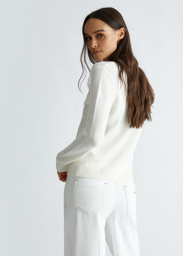 Liu Jo Maglia in misto lana e alpaca Nuovo