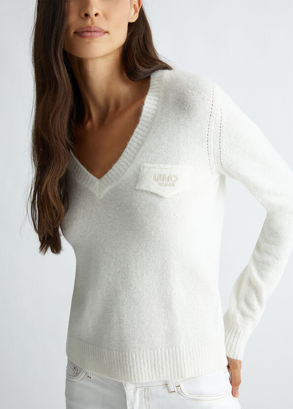 Liu Jo Maglia in misto lana e alpaca Nuovo