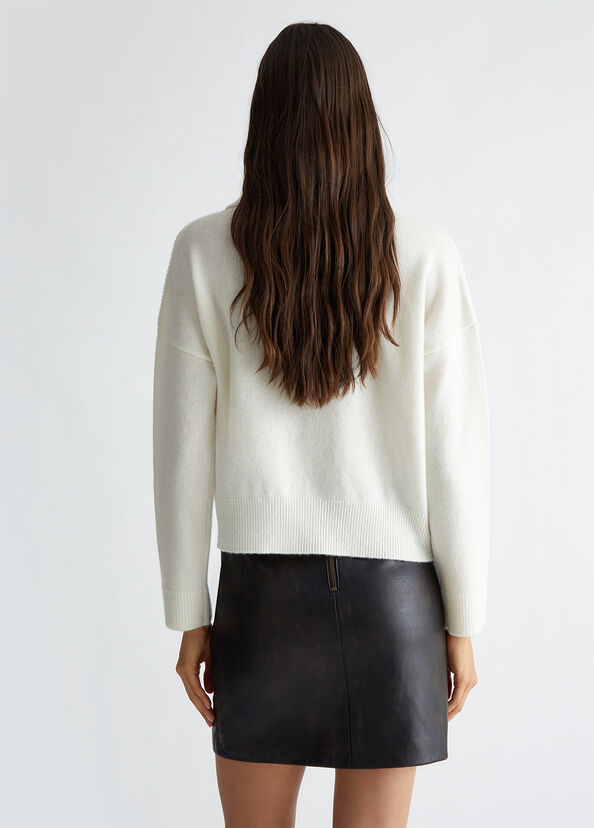 Liu Jo Maglia in lana con zip Qualità Garantita