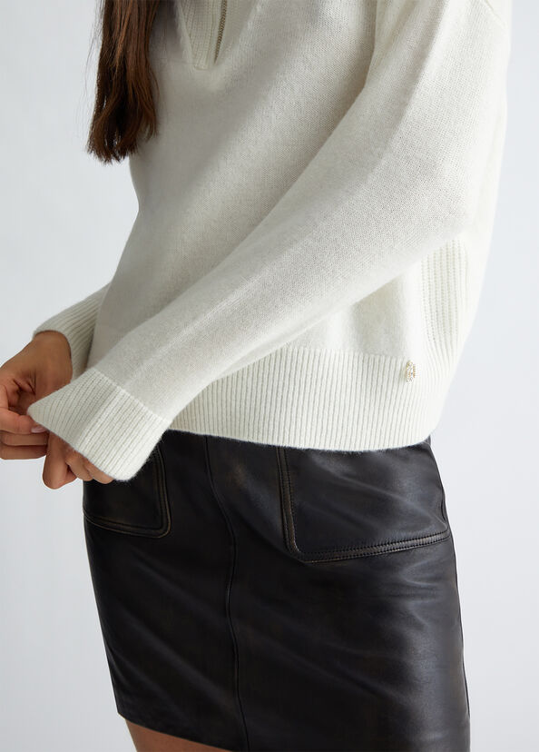 Liu Jo Maglia in lana con zip Qualità Garantita