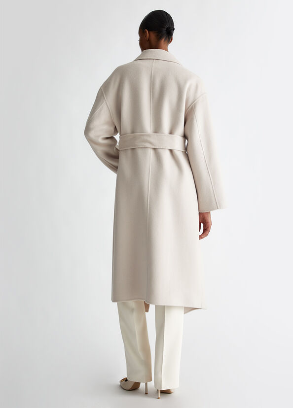 Liu Jo Cappotto in misto lana con cintura Promozione Limitata