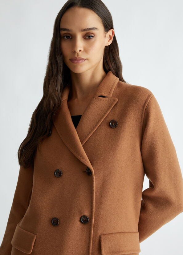 Liu Jo Cappotto doppiopetto in misto lana Shopping Online