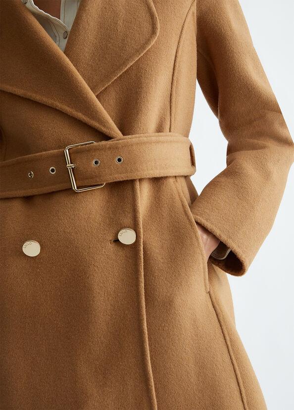 Liu Jo Cappotto doppiopetto in misto lana Presa