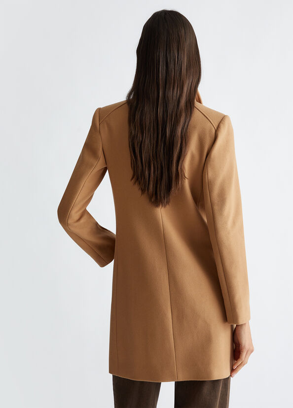 Liu Jo Cappotto doppiopetto in misto lana Sconto