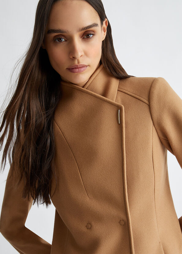 Liu Jo Cappotto doppiopetto in misto lana Sconto