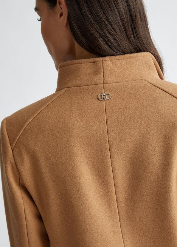 Liu Jo Cappotto doppiopetto in misto lana Sconto