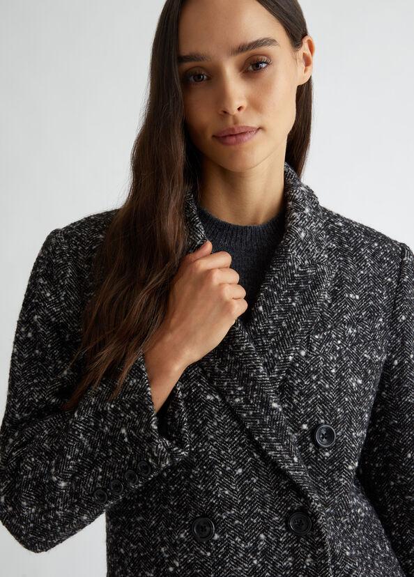 Liu Jo Cappotto in misto lana bouclé Offerte