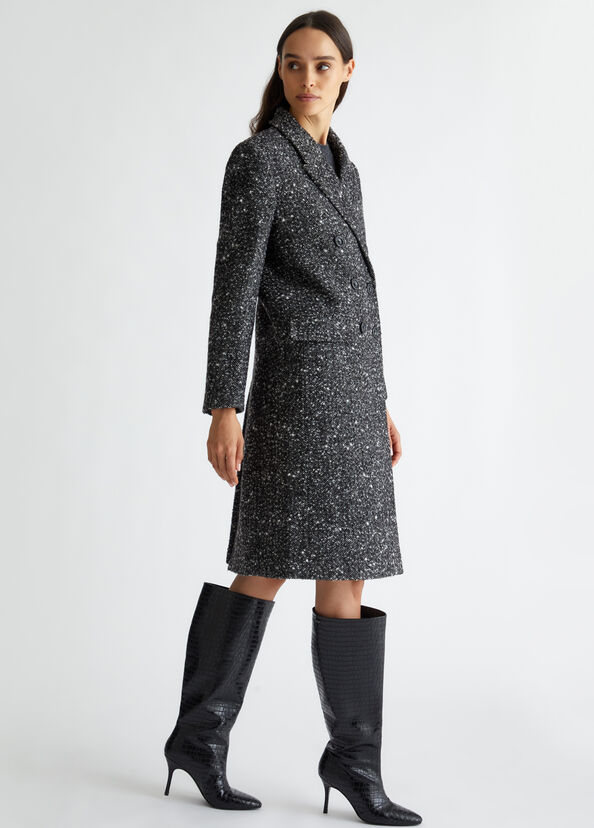 Liu Jo Cappotto in misto lana bouclé Offerte