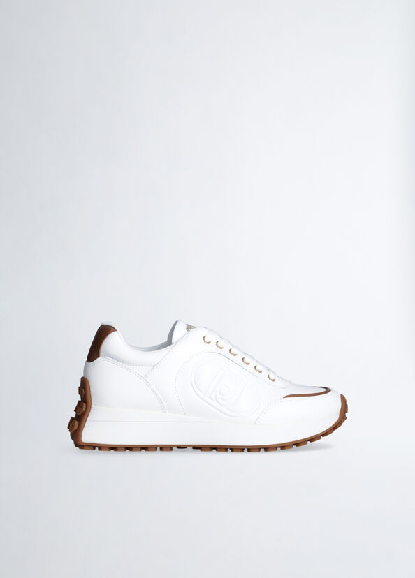 Liu Jo Sneakers bianche in pelle In Linea
