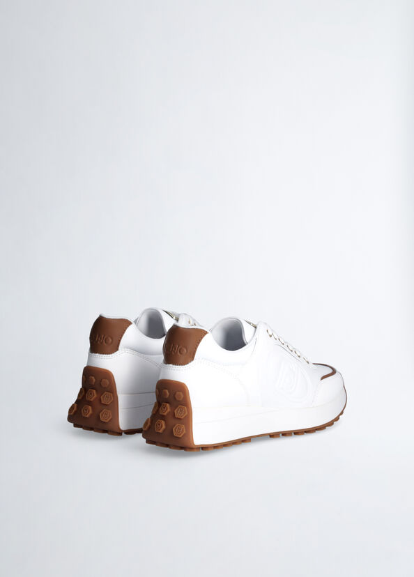 Liu Jo Sneakers bianche in pelle In Linea