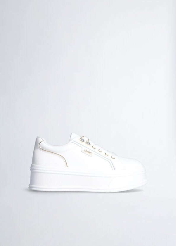 Liu Jo Sneakers platform con pietre gioiello Negozi Online