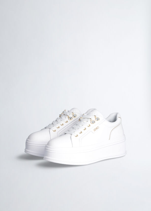 Liu Jo Sneakers platform con pietre gioiello Negozi Online
