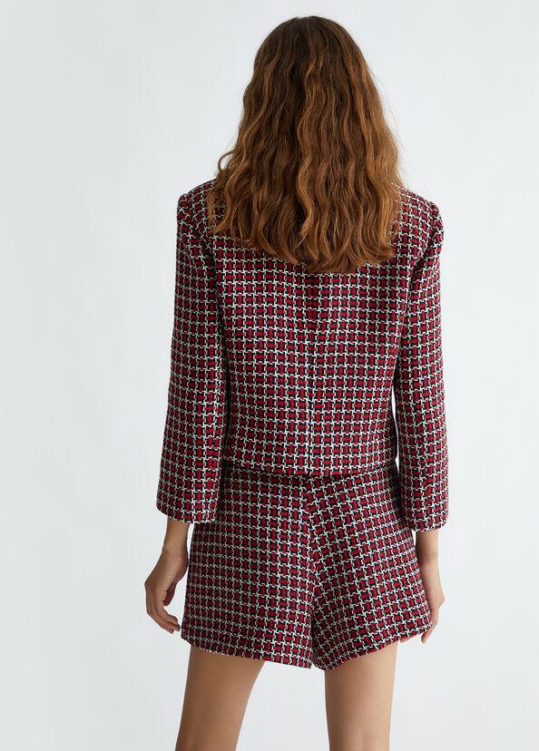 Liu Jo Giacca in tweed con colletto Outlet