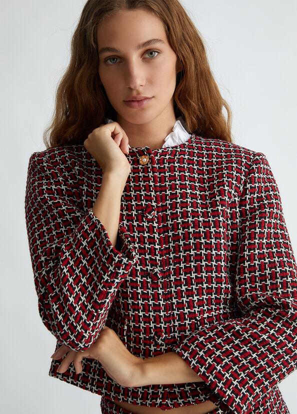 Liu Jo Giacca in tweed con colletto Outlet