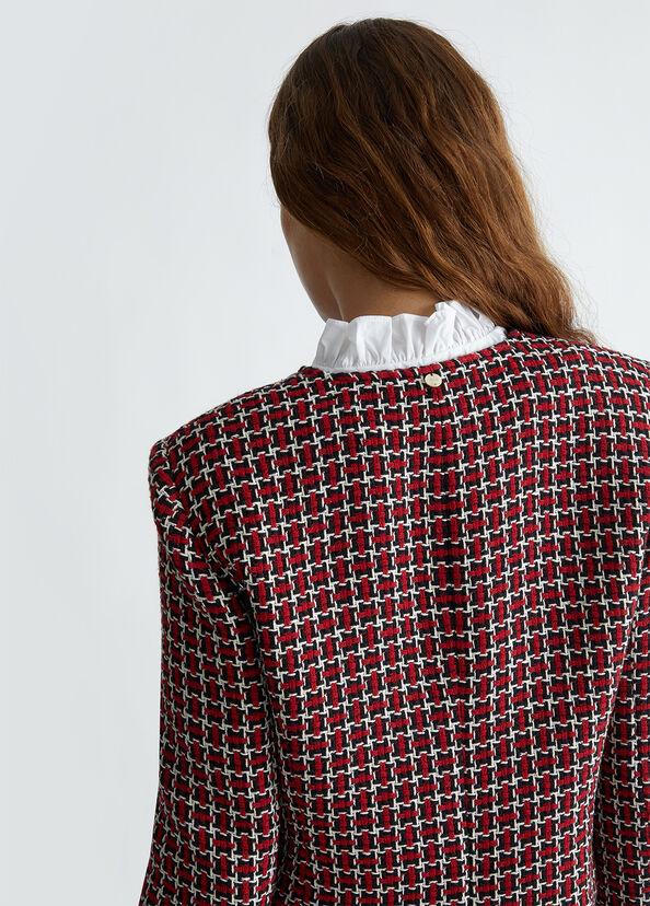 Liu Jo Giacca in tweed con colletto Outlet