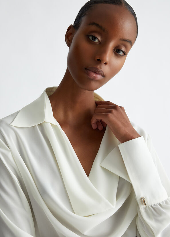 Liu Jo Blusa in georgette Vendita Economica