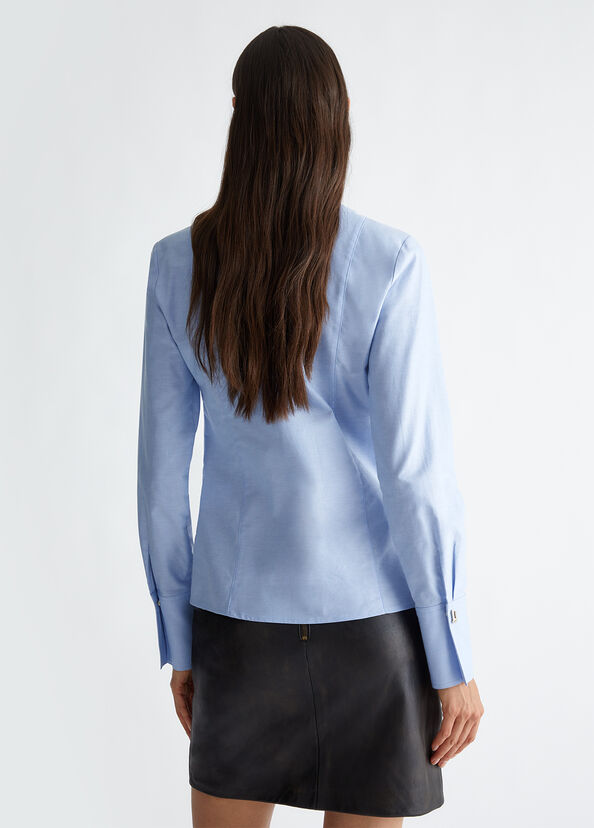 Liu Jo Camicia in cotone Oxford Saldi Di Fabbrica