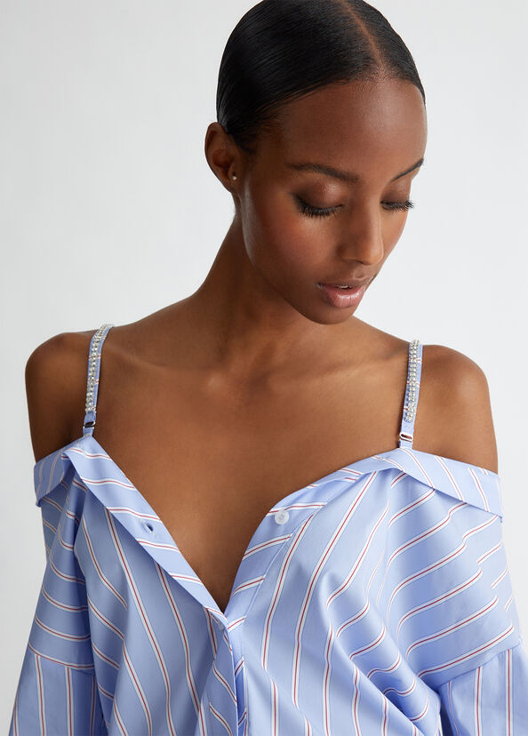 Liu Jo Camicia off-shoulders In Saldo
