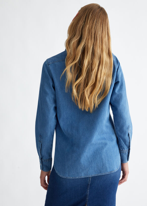 Liu Jo Camicia in denim Italy
