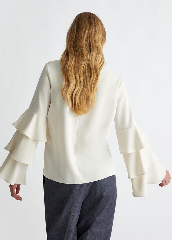 Liu Jo Blusa in crêpe stretch Italia