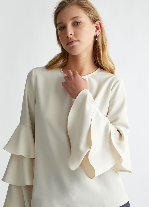 Liu Jo Blusa in crêpe stretch Italia