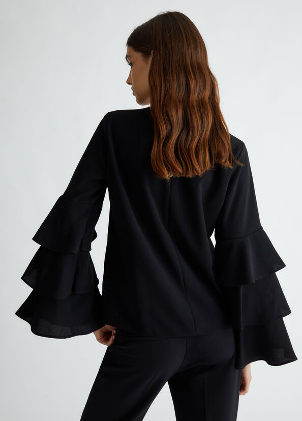 Liu Jo Blusa in crêpe stretch Qualità