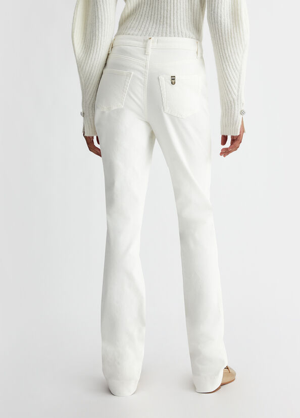 Liu Jo Pantaloni straight in velluto Acquista Ora