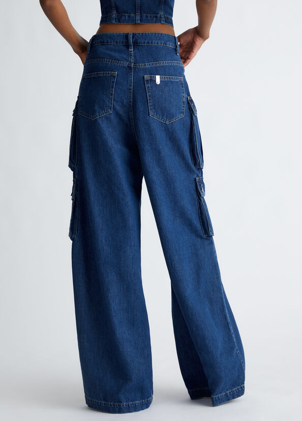 Liu Jo Jeans cargo in cotone stretch Consegna Veloce
