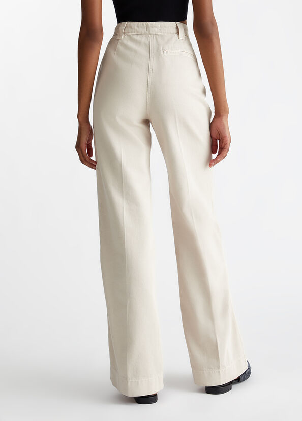 Liu Jo Pantaloni straight in cotone Promozione Limitata