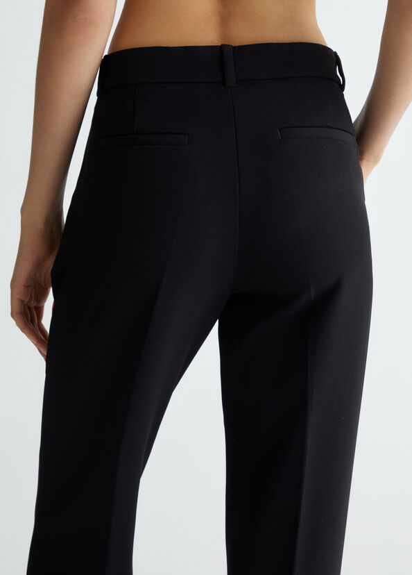 Liu Jo Pantaloni flare in crêpe 2025
