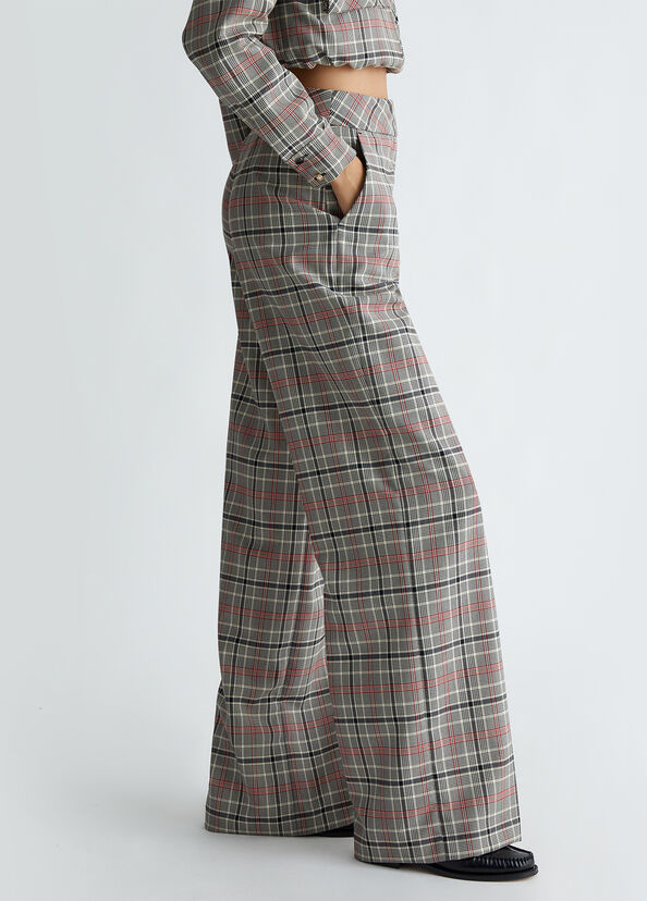 Liu Jo Pantaloni tartan Economico