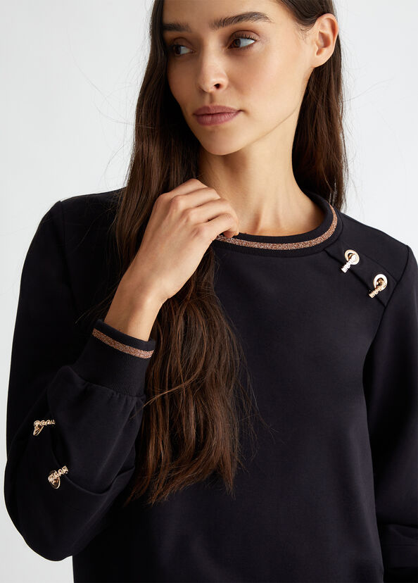 Liu Jo Felpa in cotone stretch Offerte