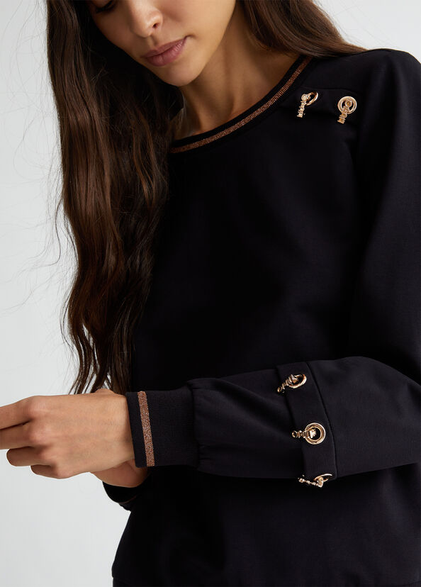 Liu Jo Felpa in cotone stretch Offerte