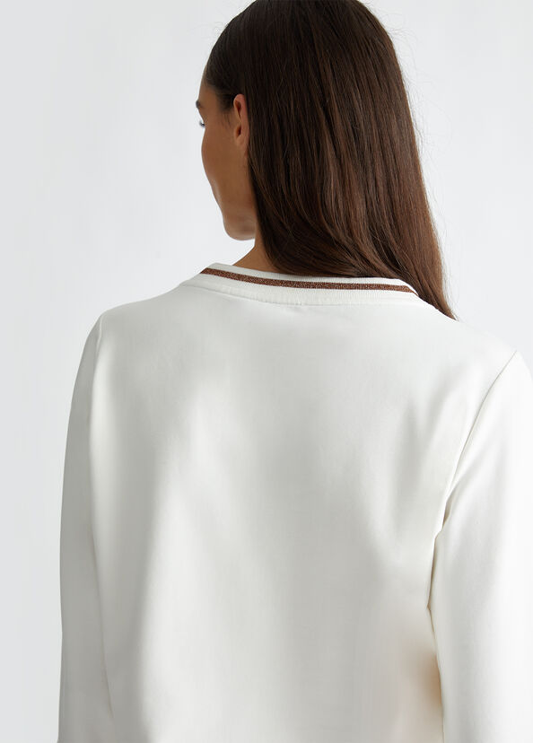 Liu Jo Felpa in cotone stretch Vendita Economica