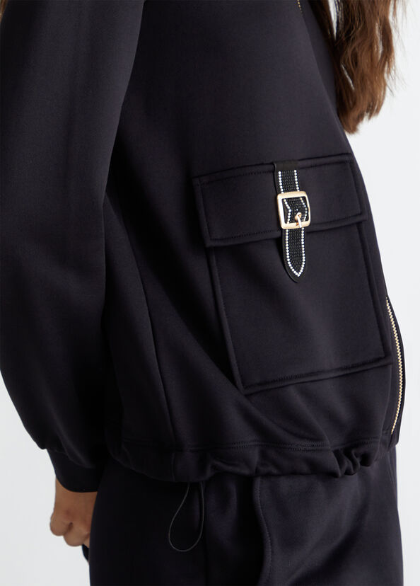 Liu Jo Felpa con zip Italia
