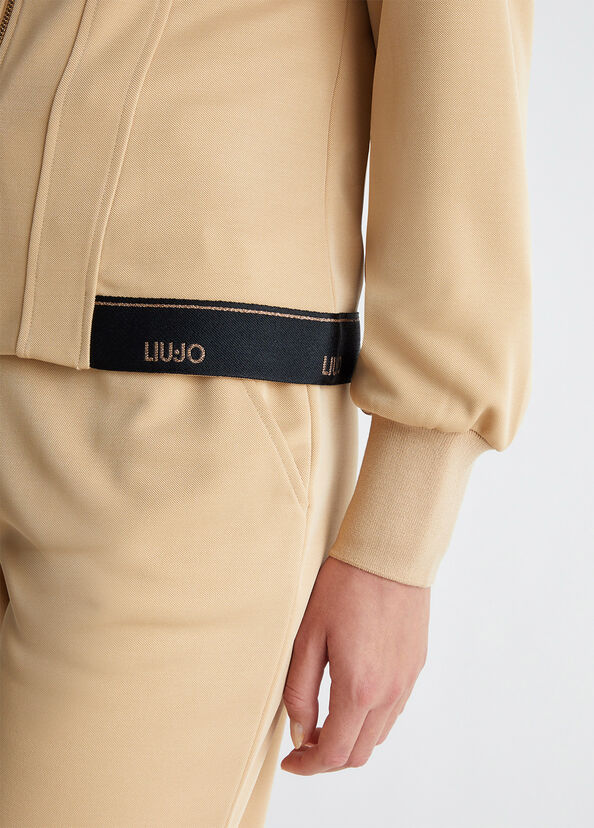 Liu Jo Felpa con cappuccio e zip In Linea