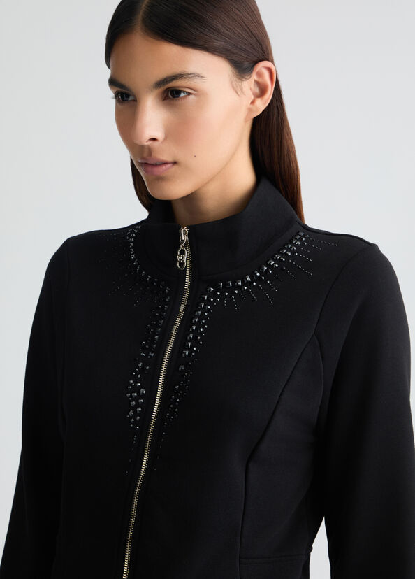 Liu Jo Felpa con zip e strass Acquista Ora