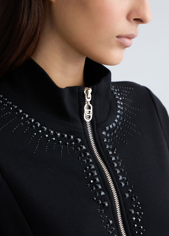 Liu Jo Felpa con zip e strass Acquista Ora