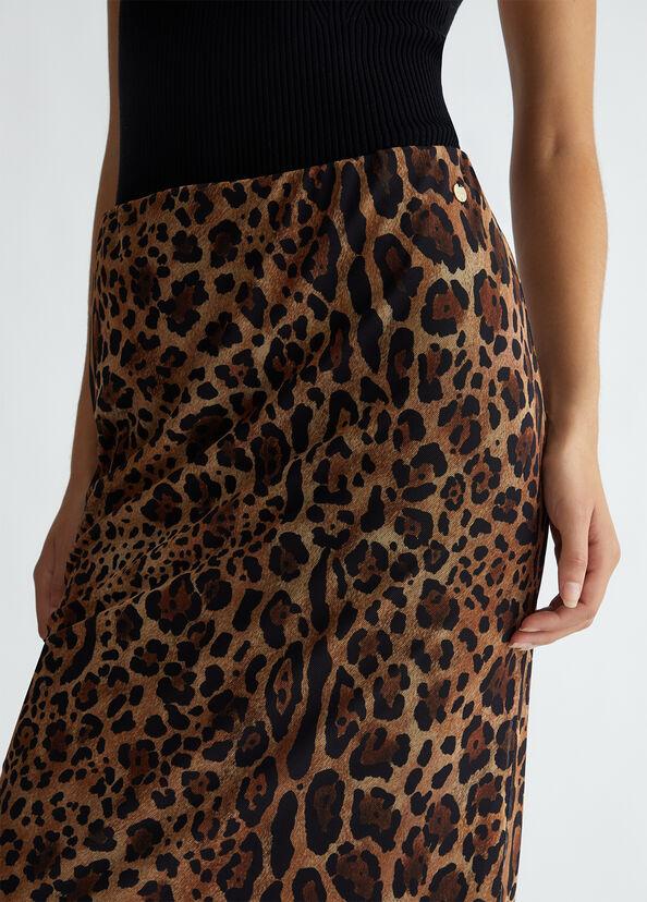 Liu Jo Gonna midi in tulle animalier Affare Del Giorno
