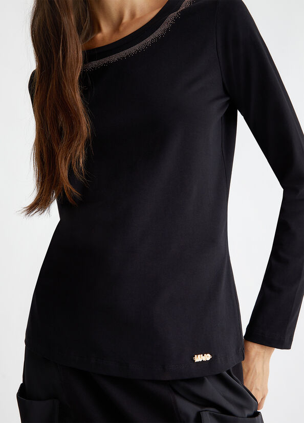 Liu Jo T-shirt con strass Qualità Garantita