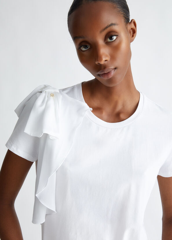 Liu Jo T-shirt con rouches Negozi Online
