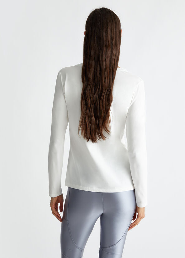 Liu Jo T-shirt con applicazioni Prezzo basso