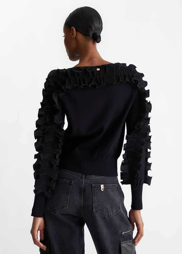 Liu Jo Maglia con rouches Prezzo Ridotto