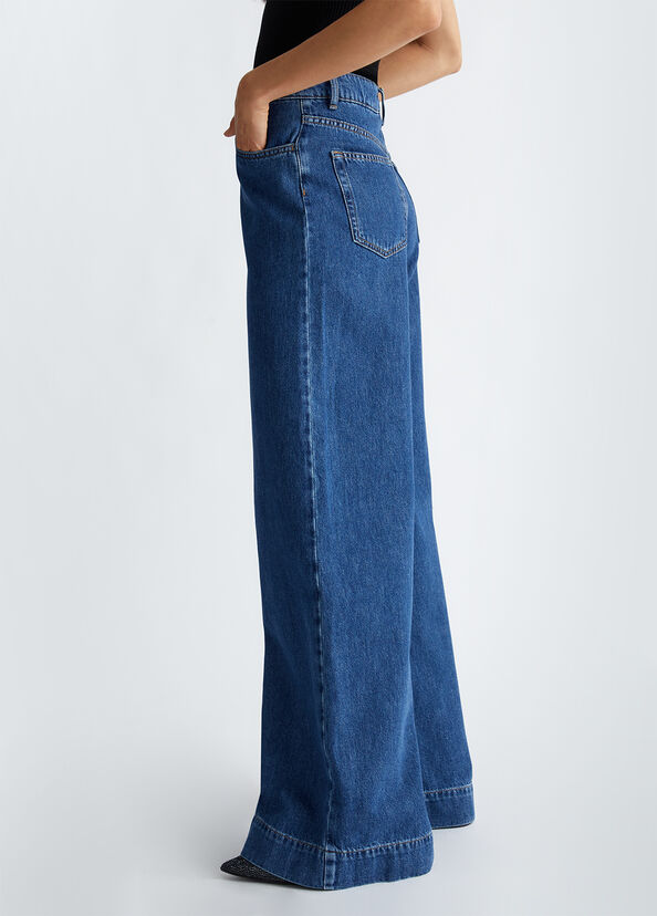Liu Jo Jeans flare in cotone Online