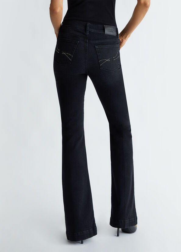 Liu Jo Jeans flare a vita alta Outlet