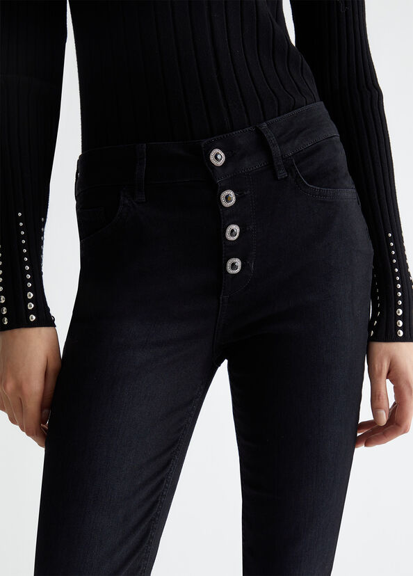 Liu Jo Jeans skinny con bottoni Vendita Economica