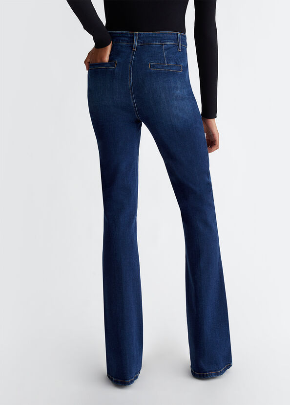 Liu Jo Jeans flare in cotone stretch I Più Venduti