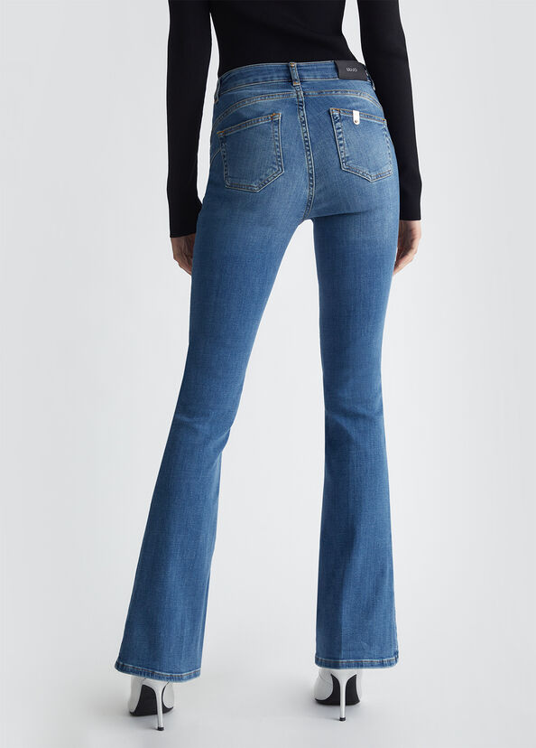 Liu Jo Jeans flare bottom up Vendite Flash