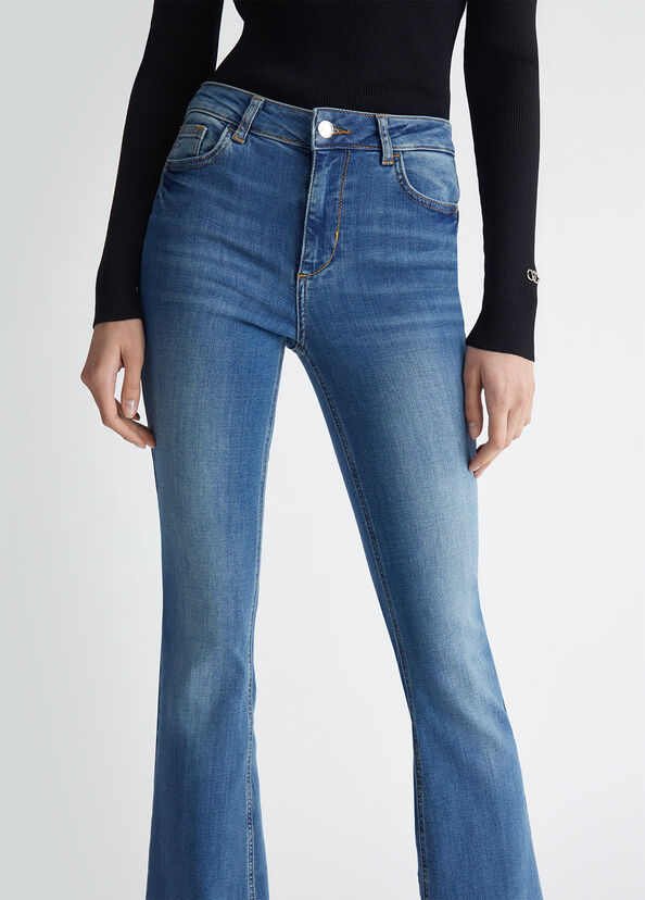 Liu Jo Jeans flare bottom up Vendite Flash